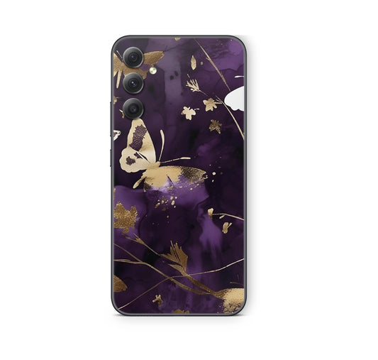 Samsung Galaxy A22 Skin Schutzfolie Aufkleber Skins Design Purple Butterfly Elektronik-Sticker & -Aufkleber skins4u   