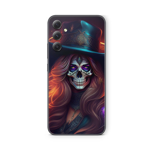 Samsung Galaxy S24 Plus Skin Schutzfolie Aufkleber Skins Design Skull Lady Elektronik-Sticker & -Aufkleber skins4u   