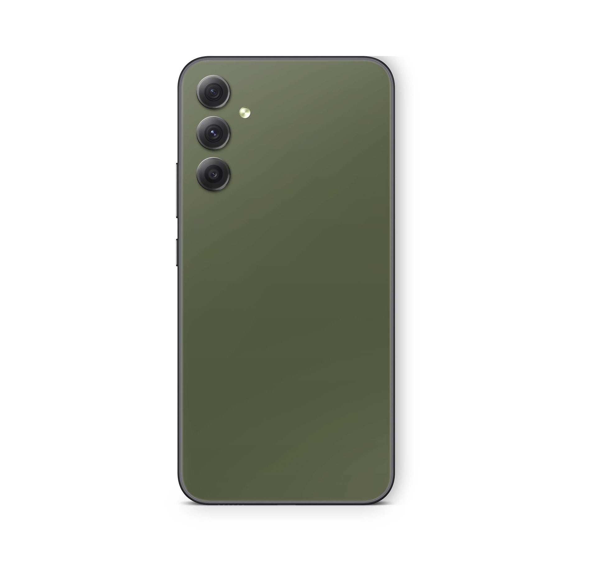 Samsung Galaxy A50s Skin Schutzfolie Aufkleber Skins Design Solid state olive Elektronik-Sticker & -Aufkleber skins4u   