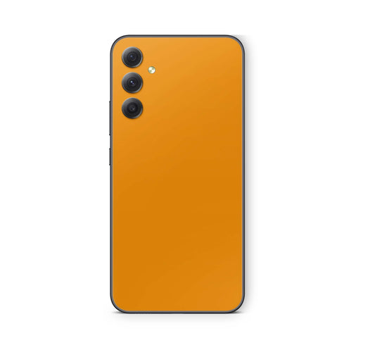 Samsung Galaxy A03 Skin Schutzfolie Aufkleber Skins Design Solid state orange Elektronik-Sticker & -Aufkleber skins4u   