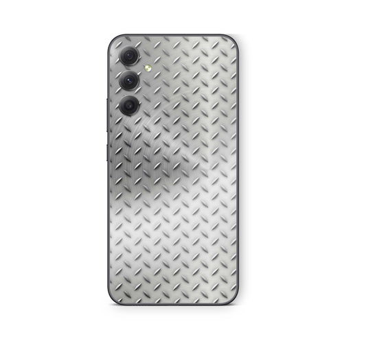 Samsung Galaxy A50 Skin Schutzfolie Aufkleber Skins Design Stahl Elektronik-Sticker & -Aufkleber skins4u   