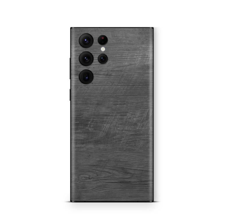 Samsung Galaxy S22 Skins Aufkleber Schutzfolie samsung galaxy s22 Skins4u Black Woodgrain  