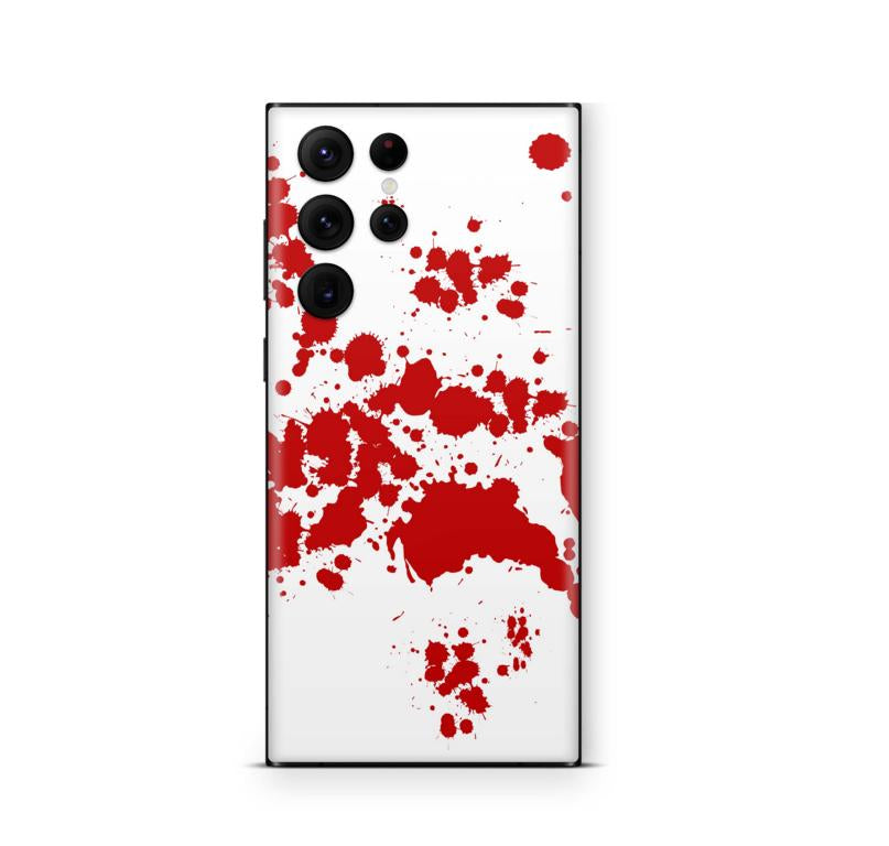 Samsung Galaxy S22 Skins Aufkleber Schutzfolie samsung galaxy s22 Skins4u Blood  