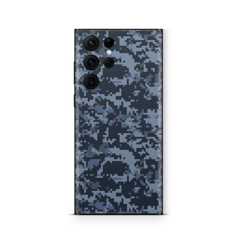 Samsung Galaxy S22 Skins Aufkleber Schutzfolie samsung galaxy s22 Skins4u Digital navy Camo  