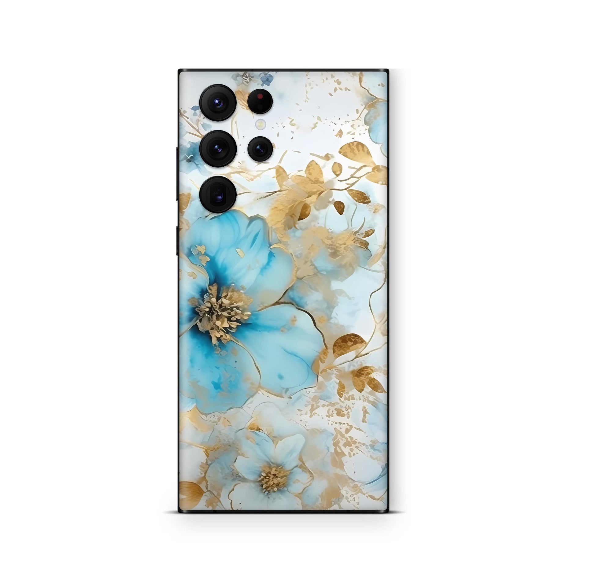 Samsung Galaxy S24 Ultra Skin Designfolie Aufkleber Skins Design Gold blue Fantasy Elektronik-Sticker & -Aufkleber skins4u   