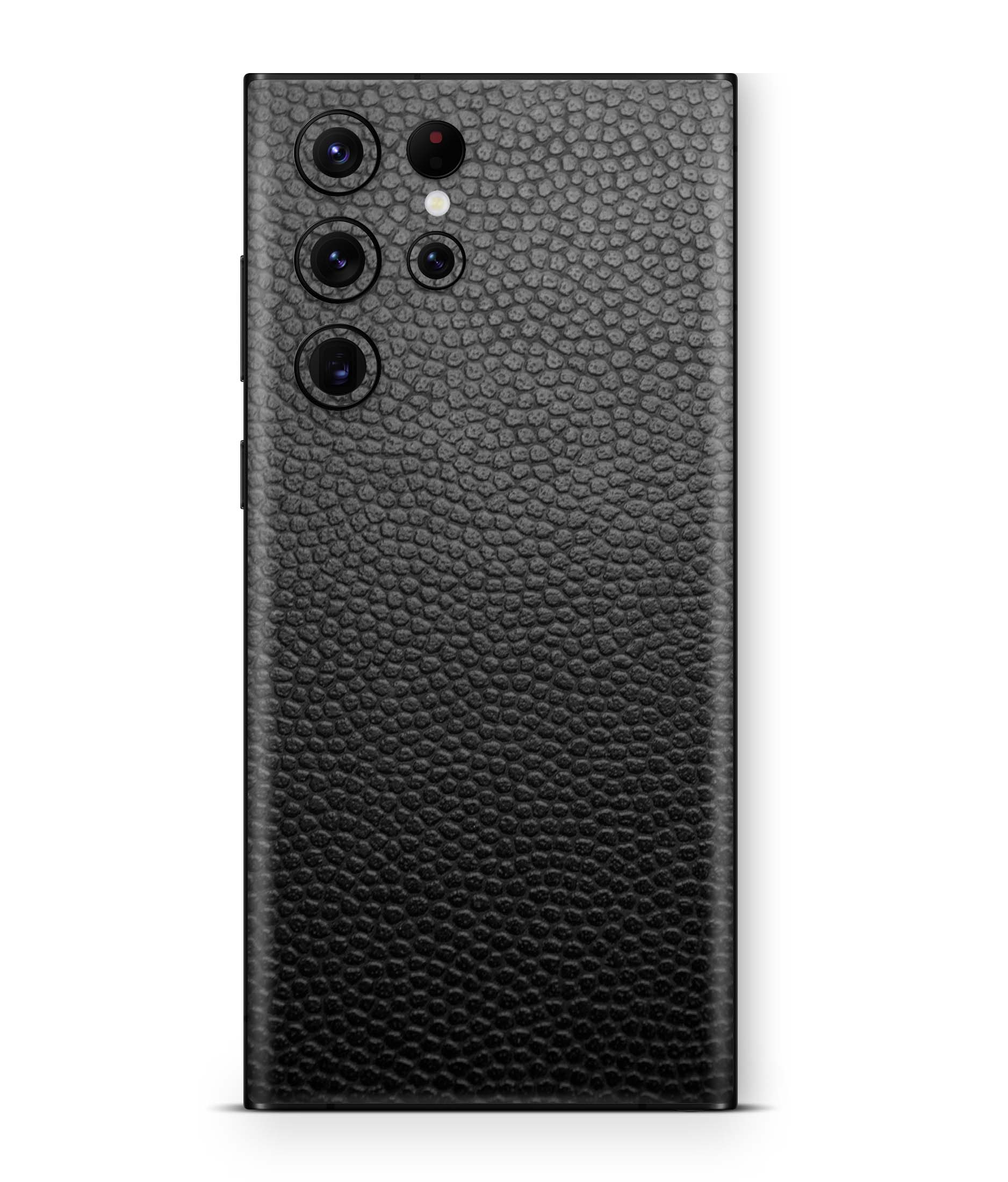 Samsung Galaxy S22 Skins Aufkleber Schutzfolie samsung galaxy s22 Skins4u Leder schwarz  