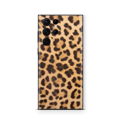 Samsung Galaxy S22 Skins Aufkleber Schutzfolie samsung galaxy s22 Skins4u Leopardenfell  