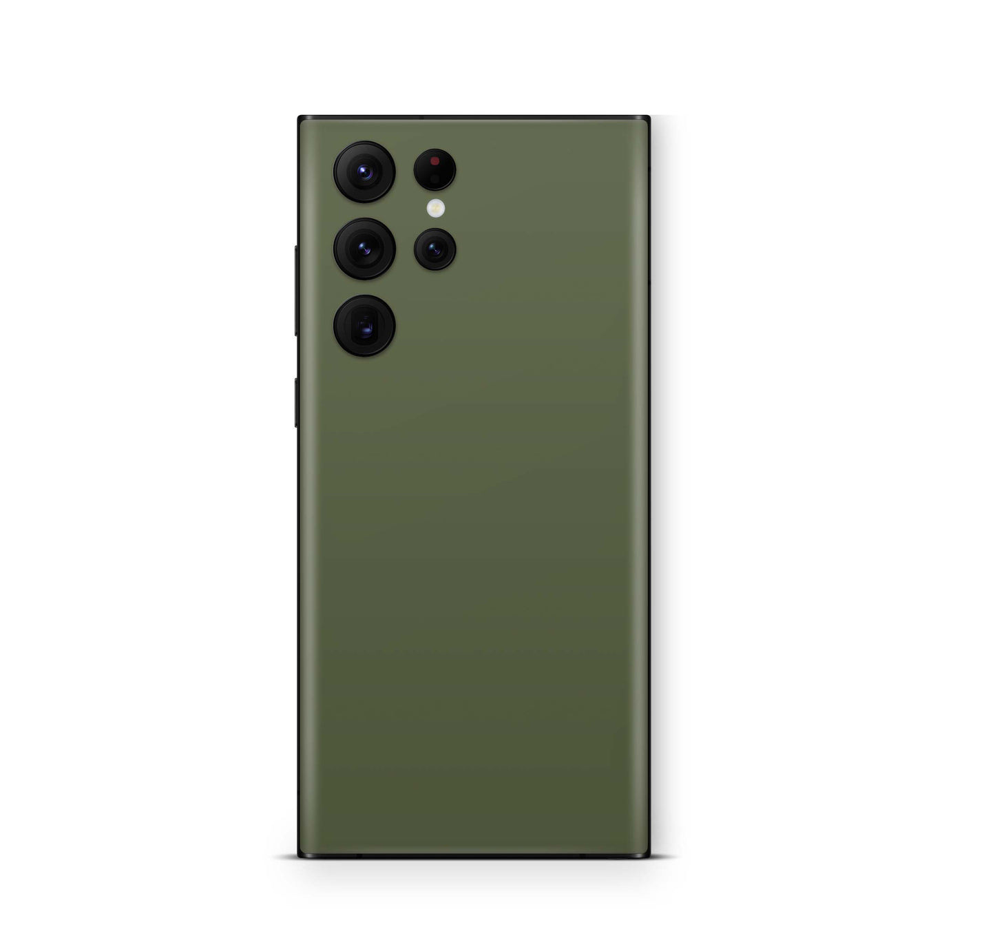 Samsung Galaxy S23 Ultra Skin Design Vinyl Premium Schutz Folie Solid State olive Aufkleber Skins4u   