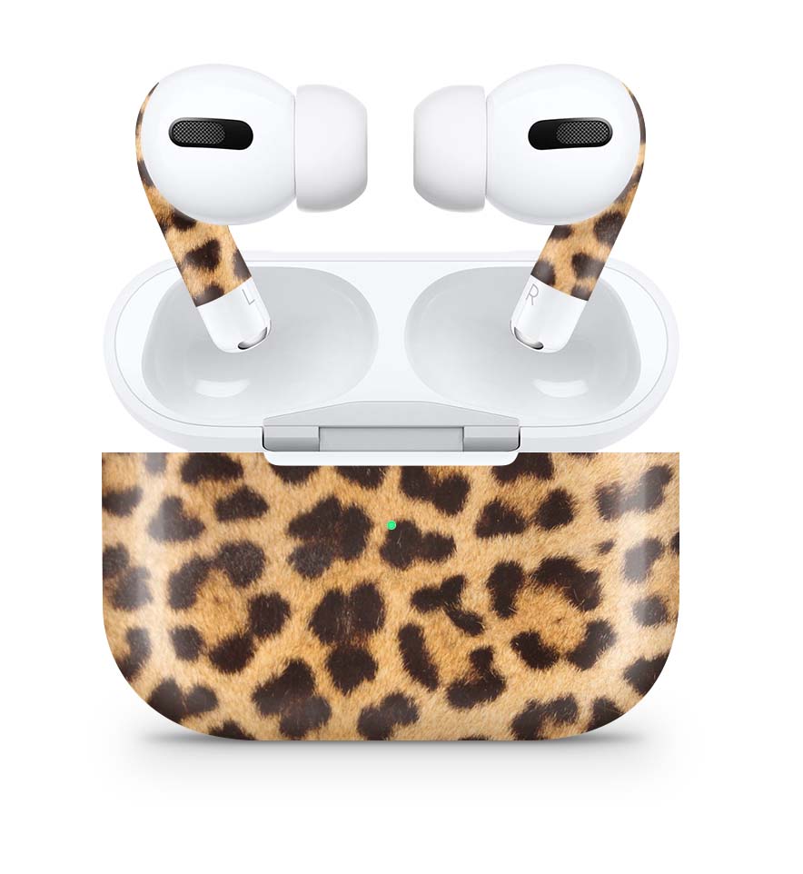 Apple AirPods Pro Skin Aufkleber Design Schutzfolie Leopardenfell Elektronik-Sticker & -Aufkleber skins4u   