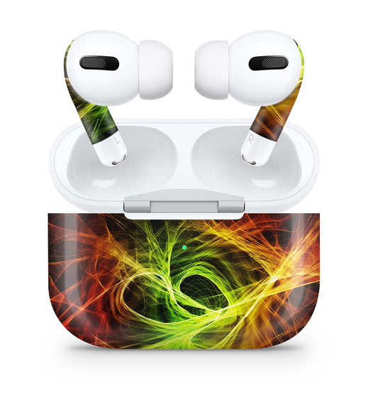 Apple AirPods Pro Skin Aufkleber Design Schutzfolie Particles Elektronik-Sticker & -Aufkleber skins4u   