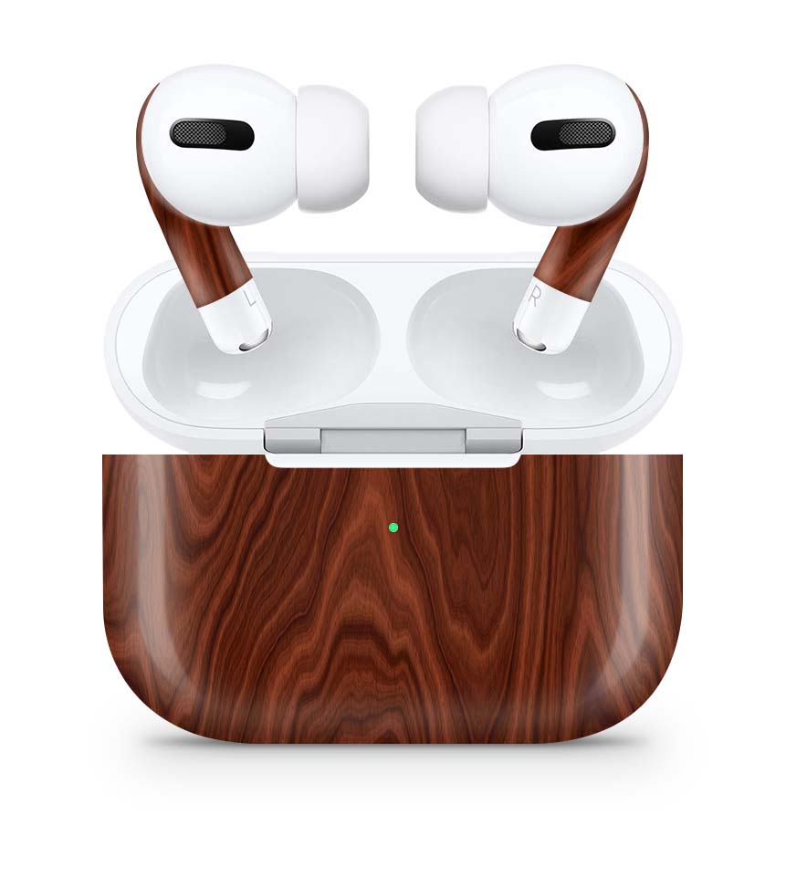 Apple AirPods Pro Skin Aufkleber Design Schutzfolie Rosewood Elektronik-Sticker & -Aufkleber skins4u   