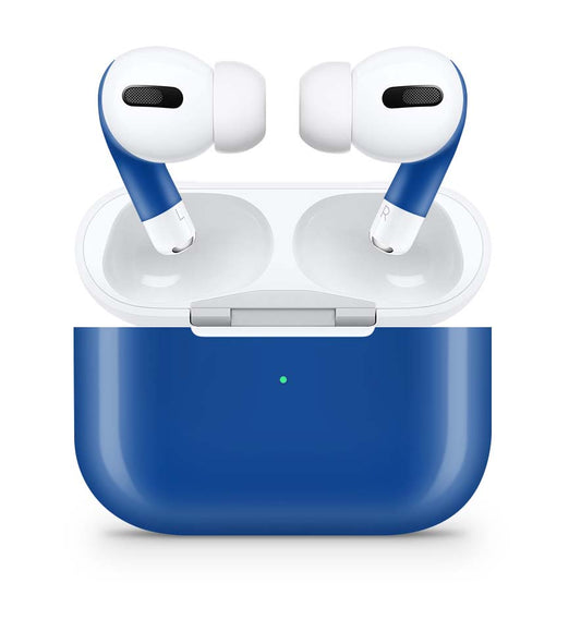 Apple AirPods Pro Skin Aufkleber Design Schutzfolie Solid State Darkblue Elektronik-Sticker & -Aufkleber skins4u   