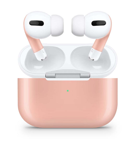 Apple AirPods Pro 2 Skin Aufkleber Design Schutzfolie Solid State Peach Elektronik-Sticker & -Aufkleber skins4u   