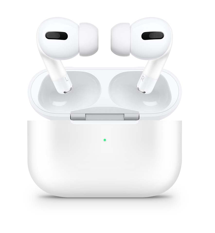 Apple AirPods Pro Skin Aufkleber Design Schutzfolie Solid State White Elektronik-Sticker & -Aufkleber skins4u   