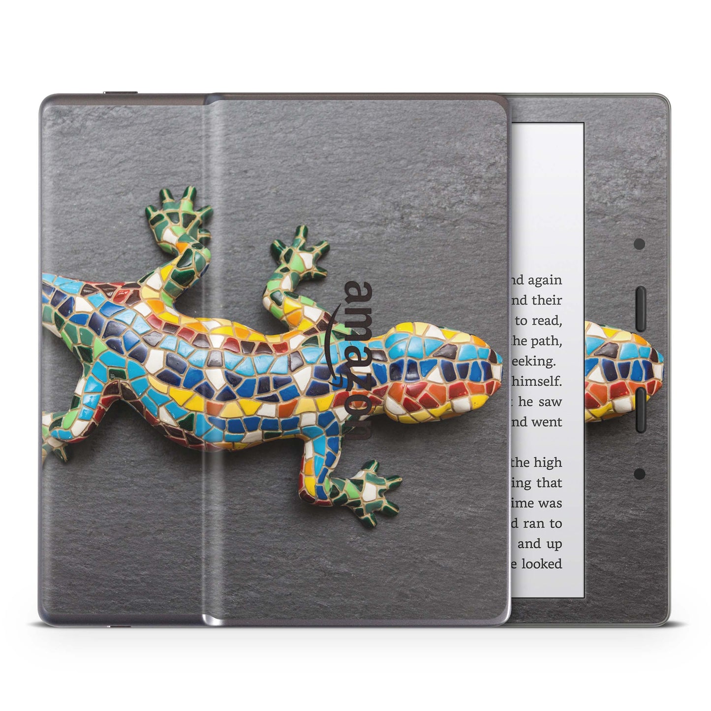 Amazon Kindle Oasis Skin 9.Generation Design Aufkleber Schutzfolie mosaic gecko Aufkleber skins4u   