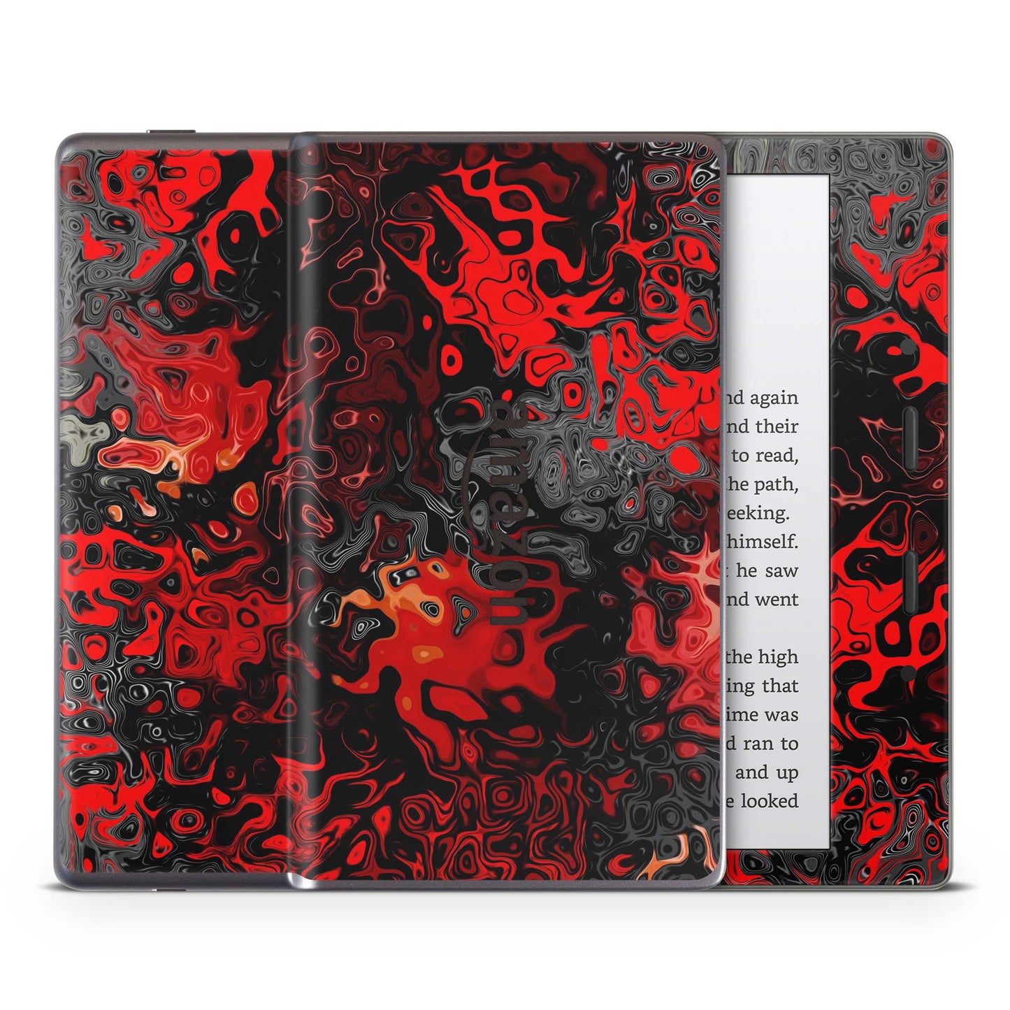 Amazon Kindle Oasis Skin 9.Generation Design Aufkleber Schutzfolie red plasma Aufkleber skins4u   