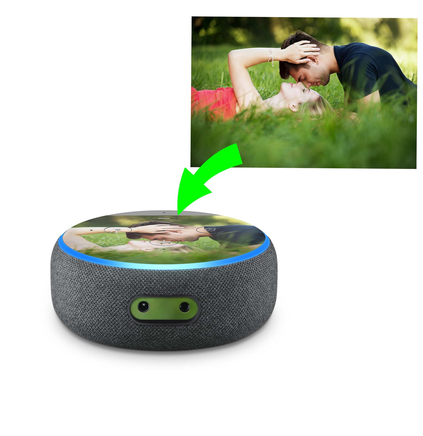 Amazon Echo Dot 3.Generation Alexa Skin Aufkleber individuell Aufkleber Skins4u   