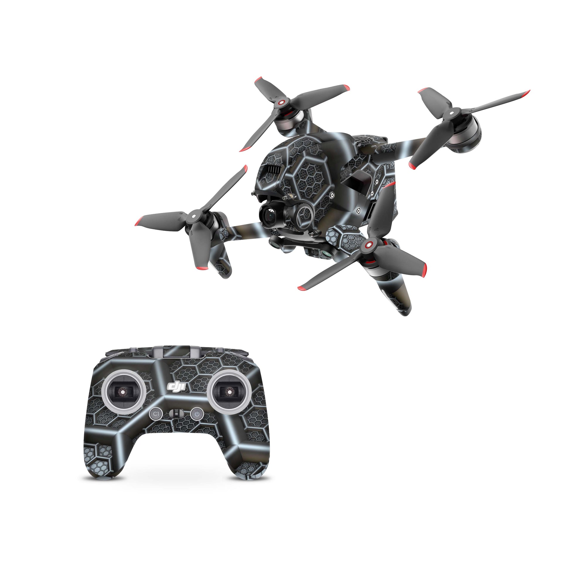 dji drohne fpv bundle mit goggles v2 DJI FPV Skin Drohnen Folie DJI Skins für Goggles 2 und DJI Controller – Skins4u