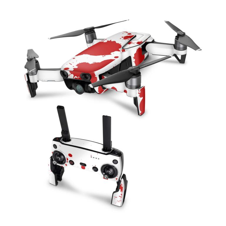 DJI Mavic Air Skin Vinyl Drohnen Aufkleber Skins Set Sticker Folie Elektronik-Sticker & -Aufkleber Skins4u Blood  