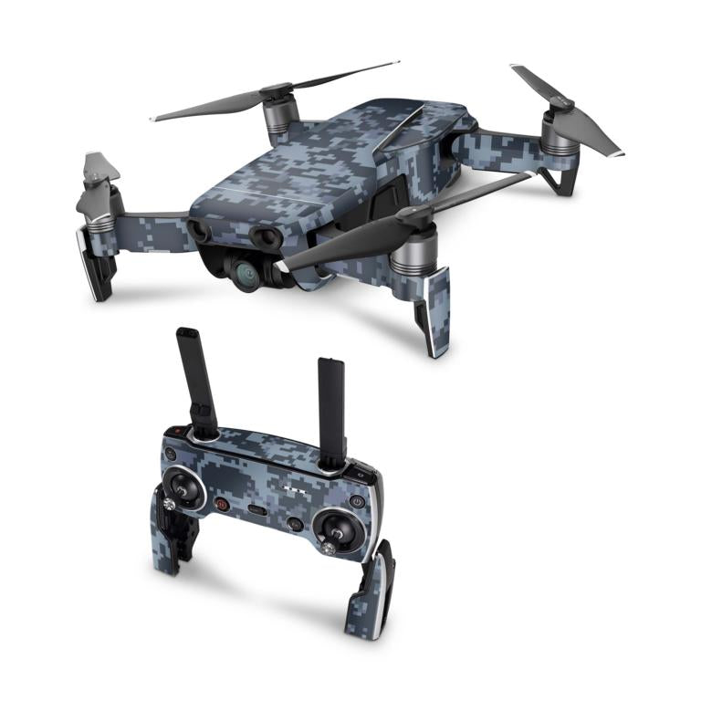 DJI Mavic Air Skin Vinyl Drohnen Aufkleber Skins Set Sticker Folie Elektronik-Sticker & -Aufkleber Skins4u Digital navy Camo  