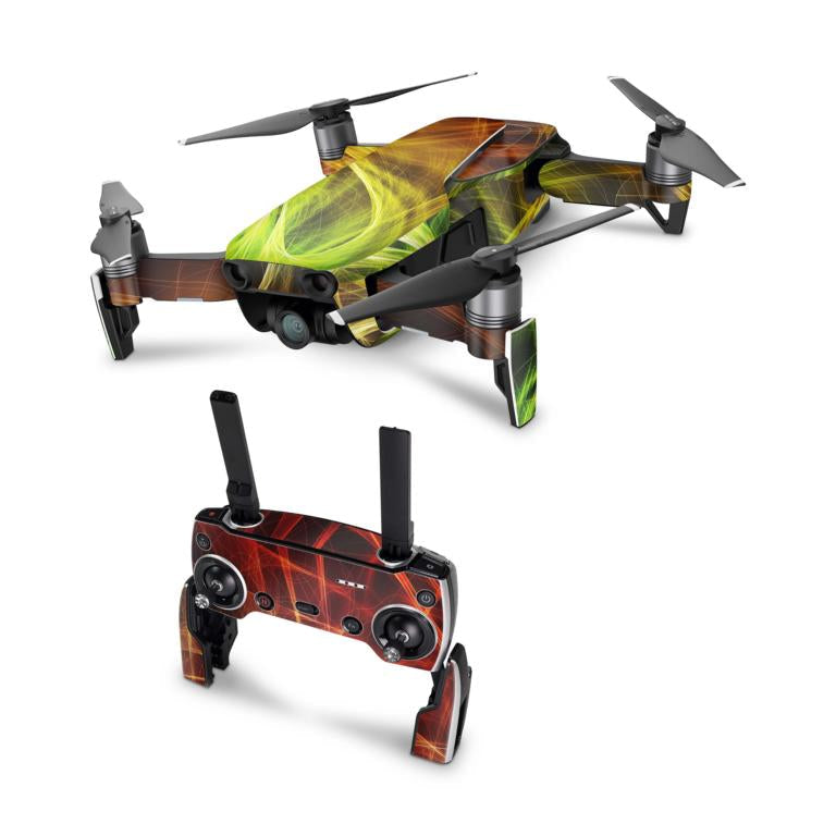 DJI Mavic Air Skin Vinyl Drohnen Aufkleber Skins Set Sticker Folie Elektronik-Sticker & -Aufkleber Skins4u Particles  