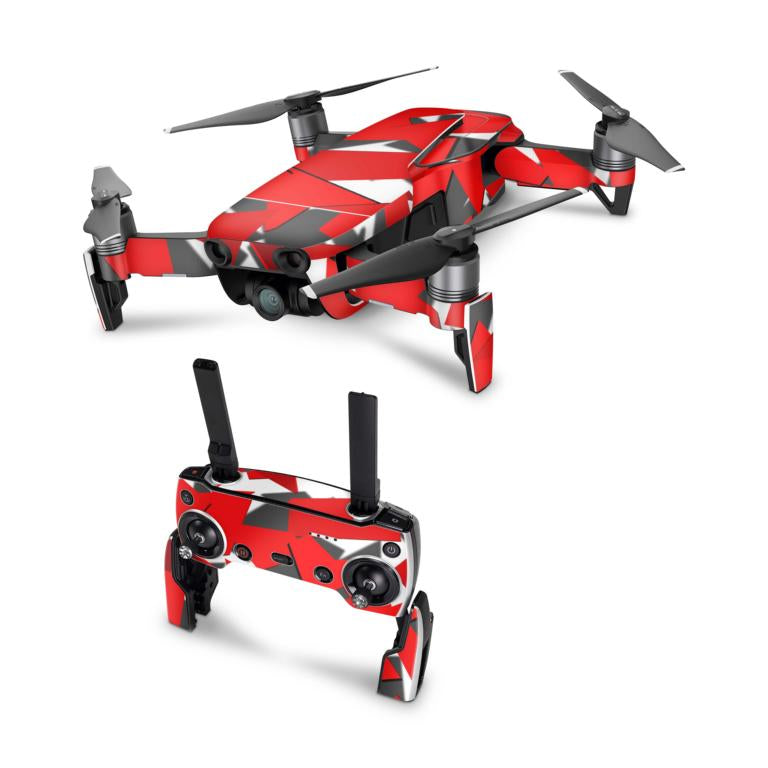 DJI Mavic Air Skin Vinyl Drohnen Aufkleber Skins Set Sticker Folie Elektronik-Sticker & -Aufkleber Skins4u Signal rot  