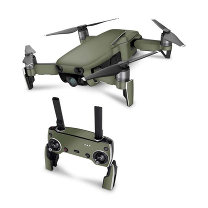 DJI Mavic Air Skin Vinyl Drohnen Aufkleber Skins Set Sticker Folie Elektronik-Sticker & -Aufkleber Skins4u Solid State olive  