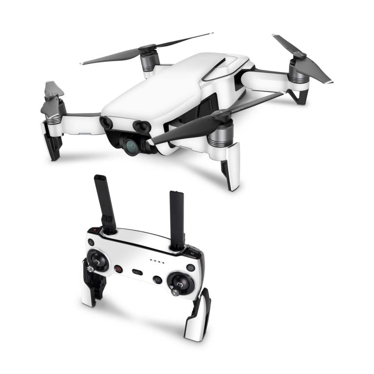 DJI Mavic Air Skin Vinyl Drohnen Aufkleber Skins Set Sticker Folie Elektronik-Sticker & -Aufkleber Skins4u Solid State weiss  