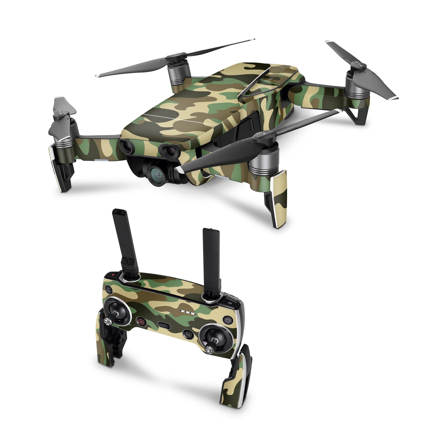 DJI Mavic Air Skin Vinyl Drohnen Aufkleber Skins Set Sticker Folie Elektronik-Sticker & -Aufkleber Skins4u Wood Camo  