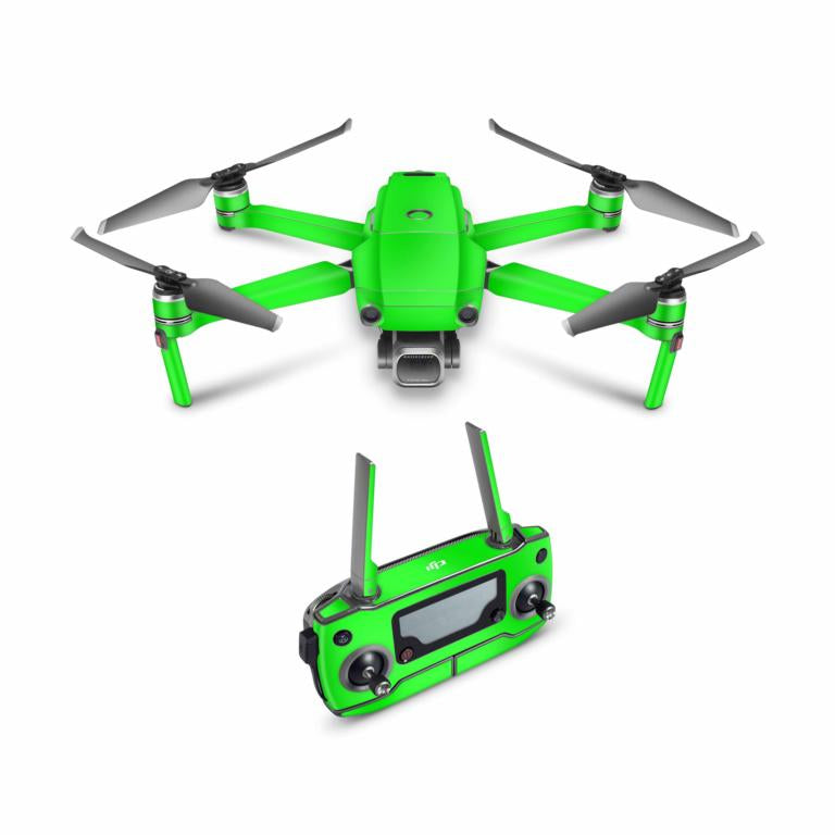 DJI Drohnen Aufkleber neon Farben Mavic Pro / Mini / Air / Phantom / Enterprise / Zoom Elektronik-Sticker & -Aufkleber Skins4u DJI Mavic 2 Pro / Zoom / neon grün 