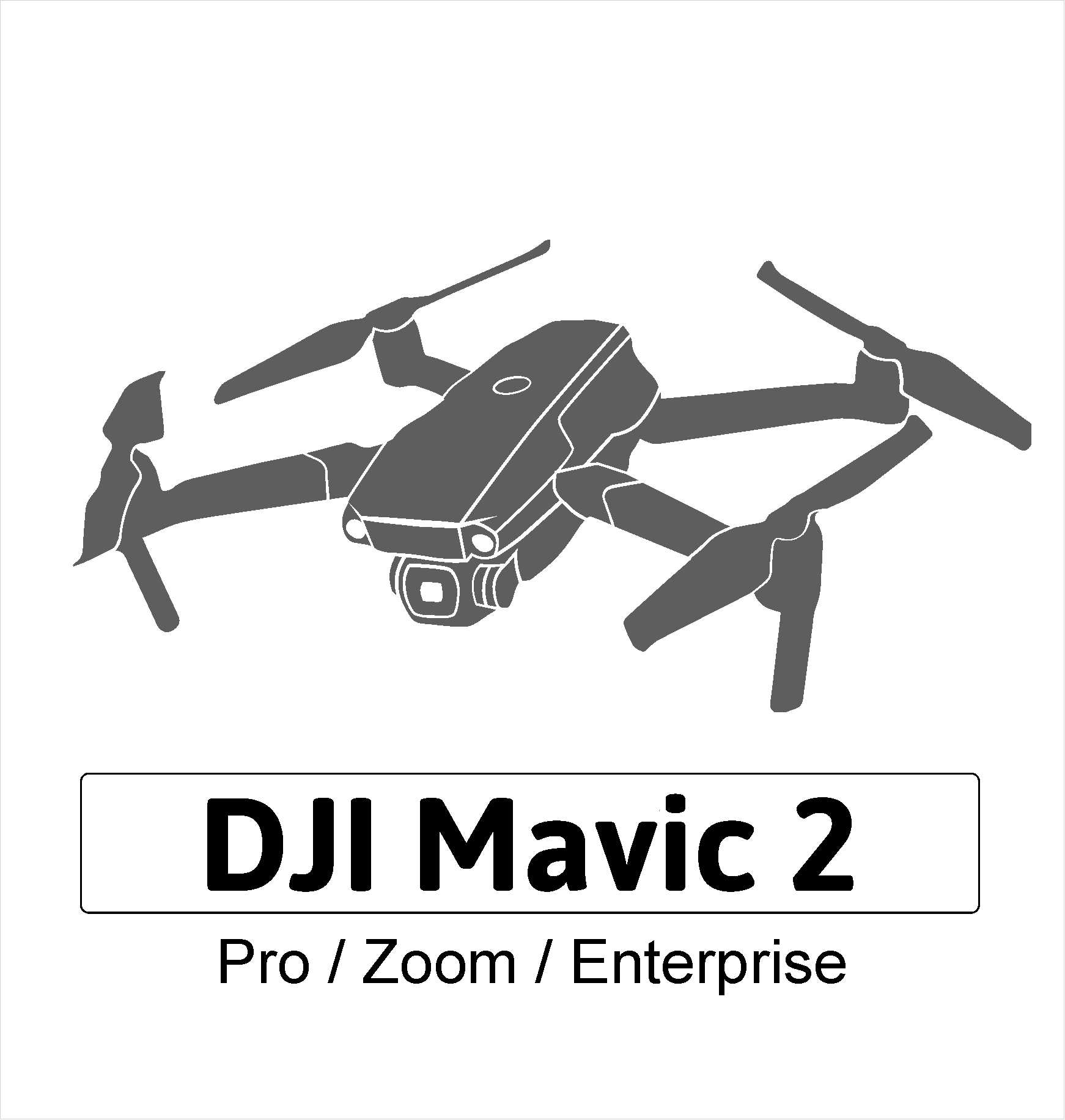 DJI Mavic 2 Pro Zoom & Enterprise Skin Drohnen Aufkleber Skins Folie Elektronik-Sticker & -Aufkleber Skins4u   