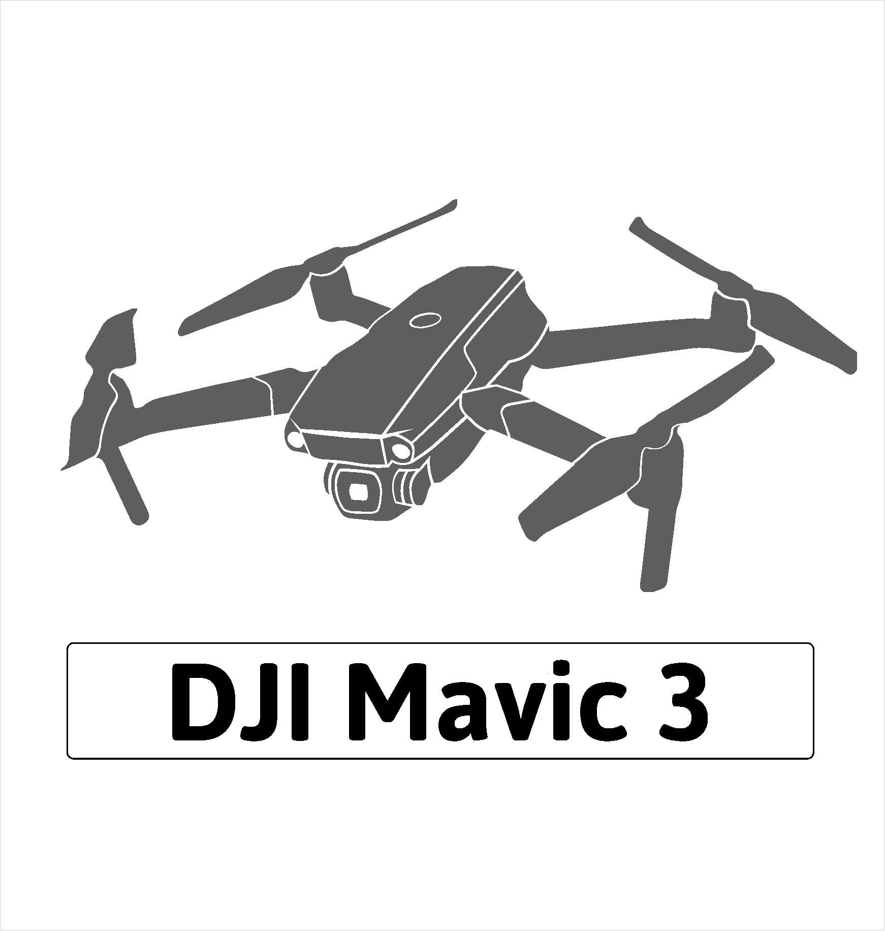 DJI Mavic 3 Skin Folien Drohnen Aufkleber Vinyl Skins Elektronik-Sticker & -Aufkleber Skins4u   