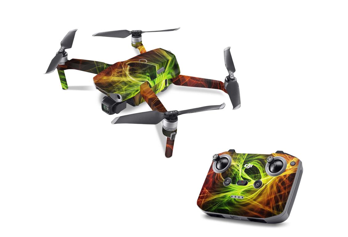 DJI Air 2S Skin Vinyl Drohnen Aufkleber Skins Set Sticker Folie Elektronik-Sticker & -Aufkleber Skins4u Particles  