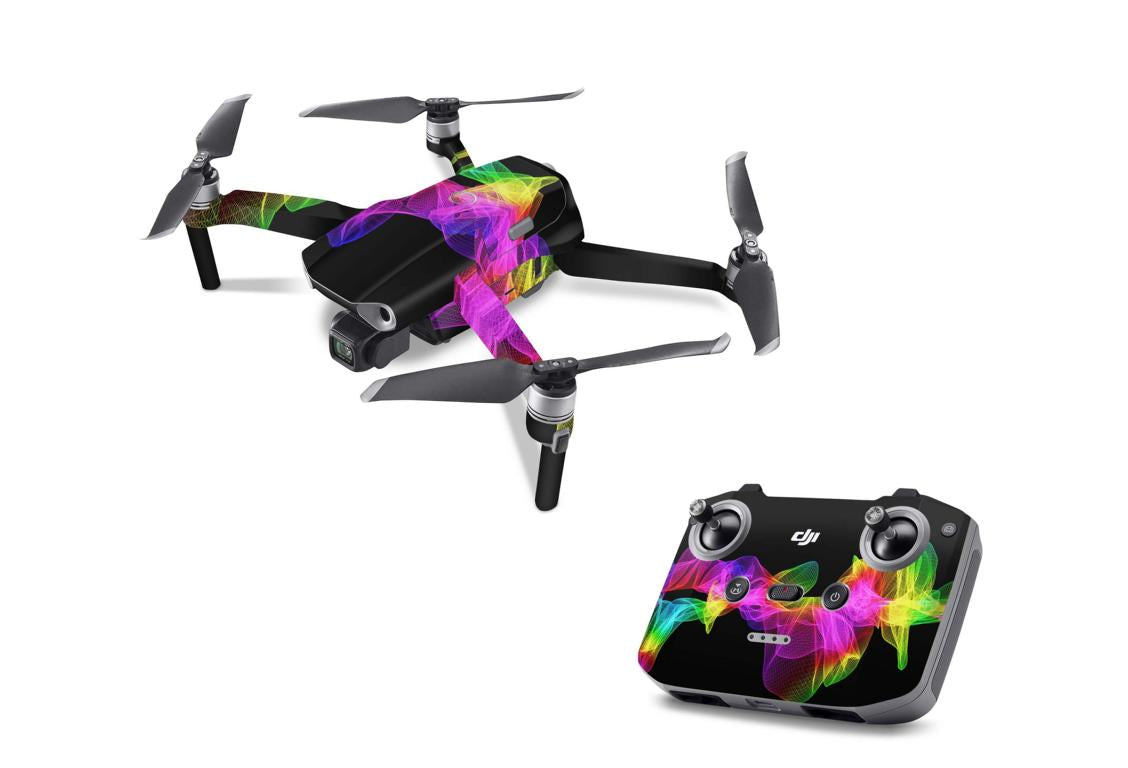 DJI Air 2S Skin Vinyl Drohnen Aufkleber Skins Set Sticker Folie Elektronik-Sticker & -Aufkleber Skins4u Waving Colors  