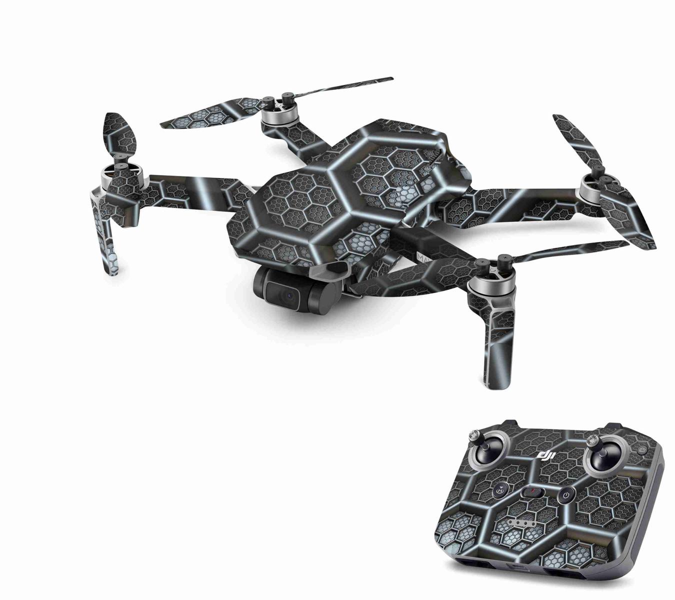 DJI Mini 2 Skins Drohnen Aufkleber Wraps Cover Schutz Folie Elektronik-Sticker & -Aufkleber Skins4u Wasp  