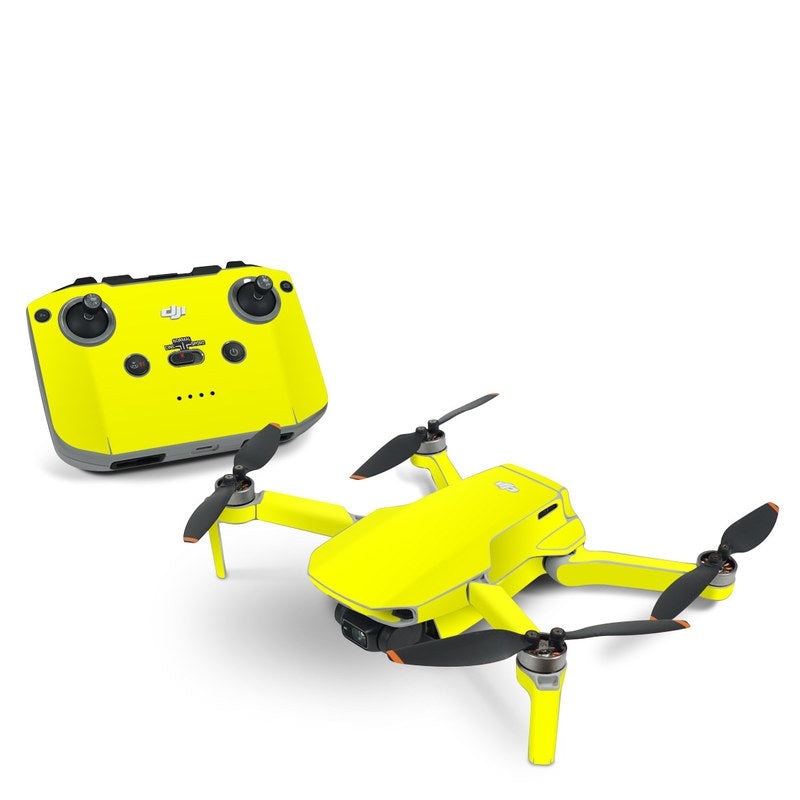 DJI Drohnen Aufkleber neon Farben Mavic Pro / Mini / Air / Phantom / Enterprise / Zoom Elektronik-Sticker & -Aufkleber Skins4u DJI Mini 2 neon gelb 