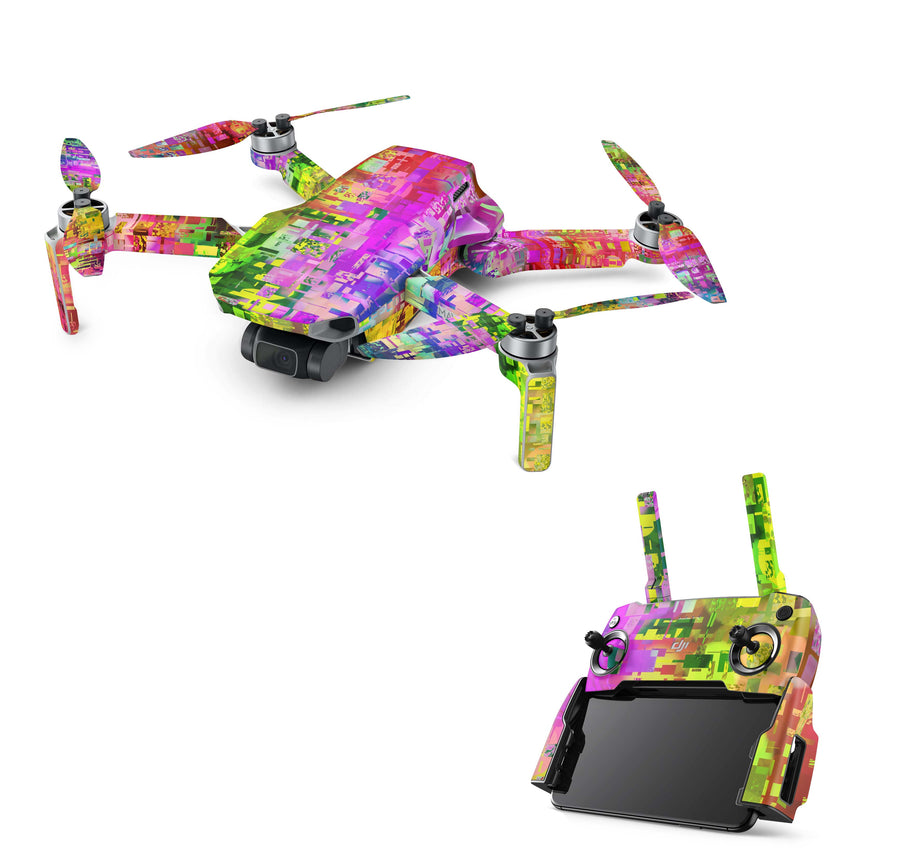 DJI Mavic Mini Serie Skins Mini 2 Mini SE Drohnen Aufkleber Set Abstract Elektronik-Sticker & -Aufkleber Skins4u DJI Mini SE  