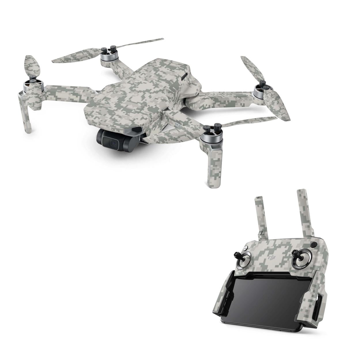 DJI Mavic Mini Serie Skins Mini 2 Mini SE Drohnen Aufkleber Set Acu Camo Elektronik-Sticker & -Aufkleber Skins4u DJI Mavic Mini  