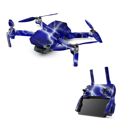 DJI Mavic Mini Serie Skins Mini 2 Mini SE Drohnen Aufkleber Set Apocalypse blue Elektronik-Sticker & -Aufkleber Skins4u DJI Mavic Mini  