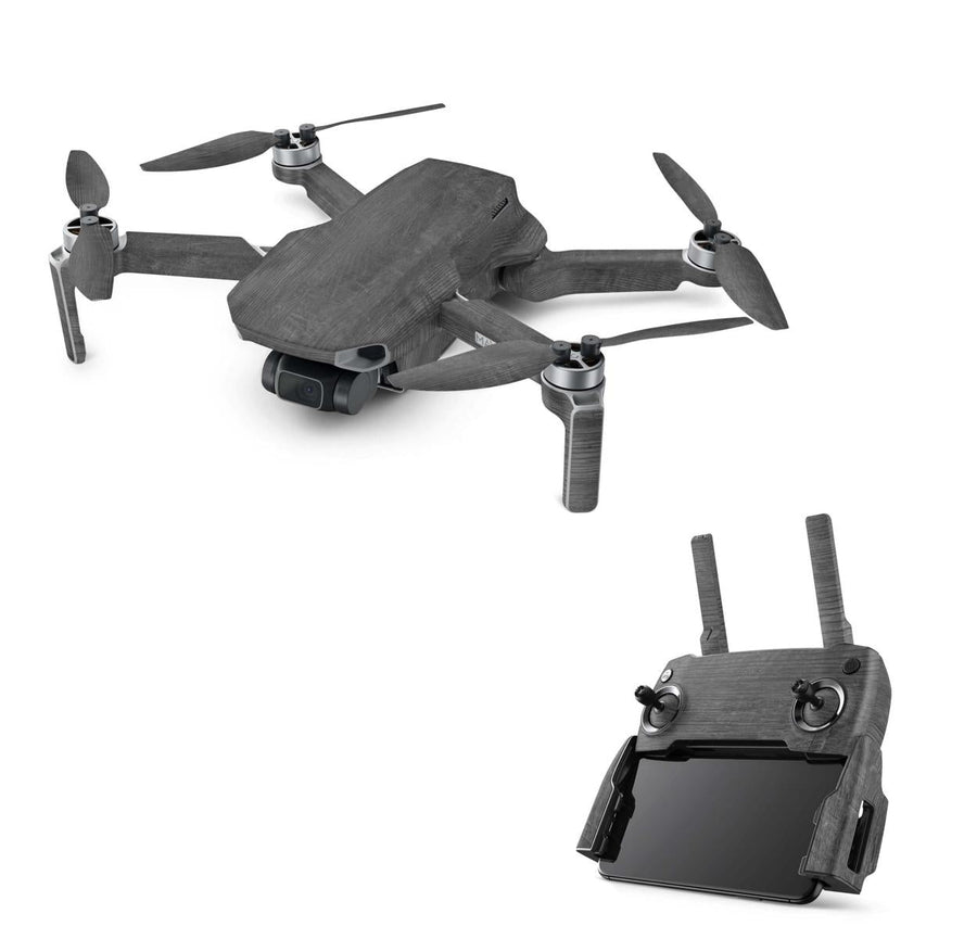 DJI Mavic Mini Serie Skins Mini 2 Mini SE Drohnen Aufkleber Set Black Woodgrain Elektronik-Sticker & -Aufkleber Skins4u DJI Mavic Mini  