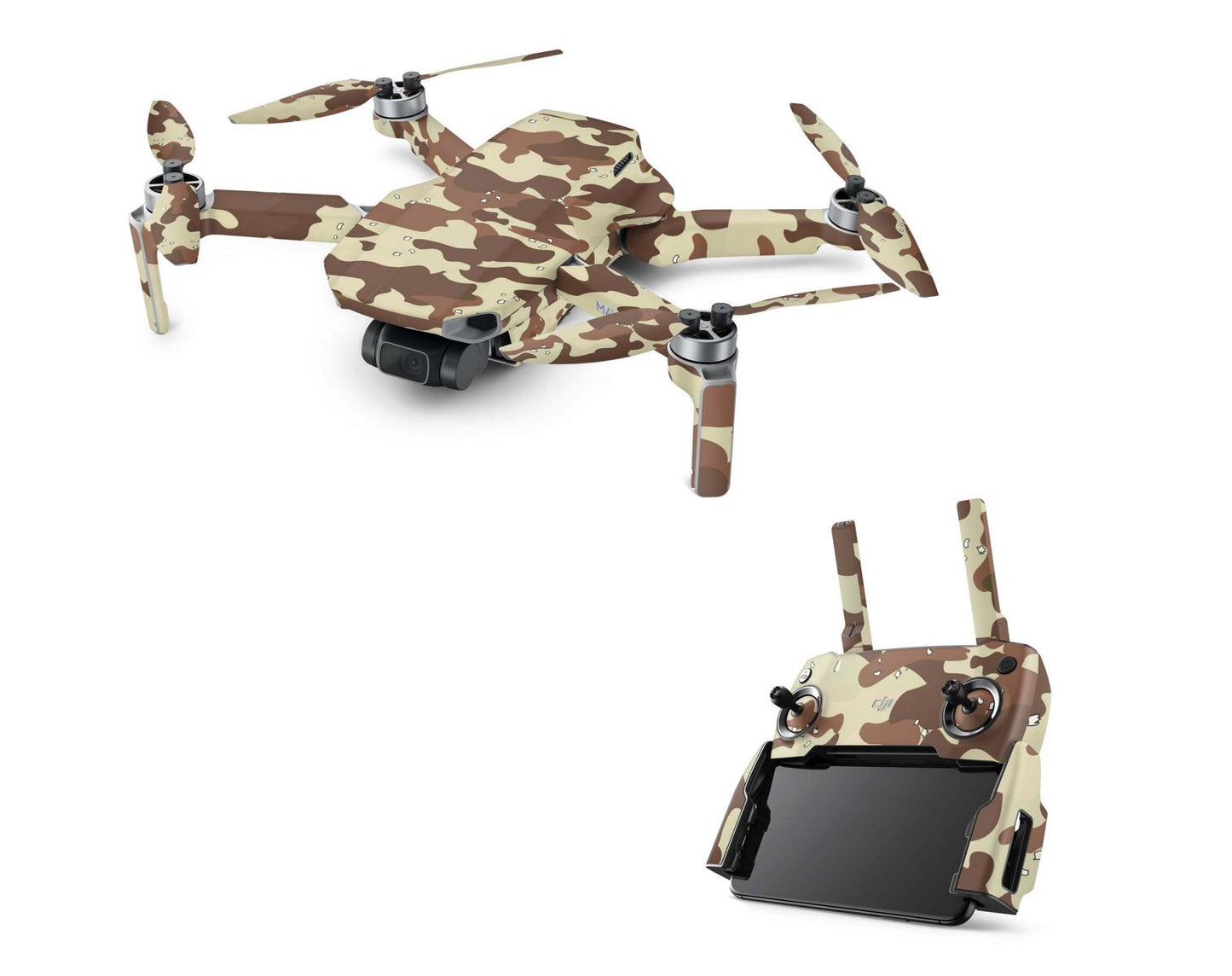 DJI Mini SE Skins Drohnen Aufkleber Wraps Cover Schutz Folie Elektronik-Sticker & -Aufkleber Skins4u Desert Camo  