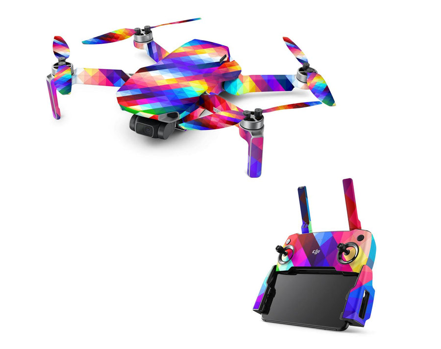 DJI Mavic Mini Serie Skins Mini 2 Mini SE Drohnen Aufkleber Set Geo Elektronik-Sticker & -Aufkleber Skins4u DJI Mavic Mini  