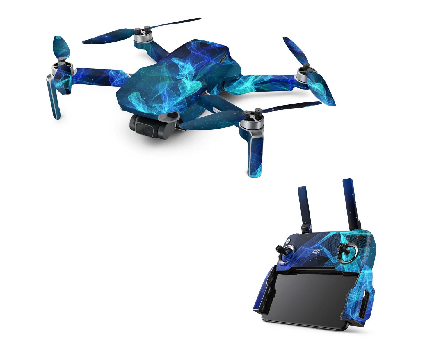 DJI Mavic Mini Serie Skins Mini 2 Mini SE Drohnen Aufkleber Set Star Spiral Elektronik-Sticker & -Aufkleber Skins4u DJI Mavic Mini  