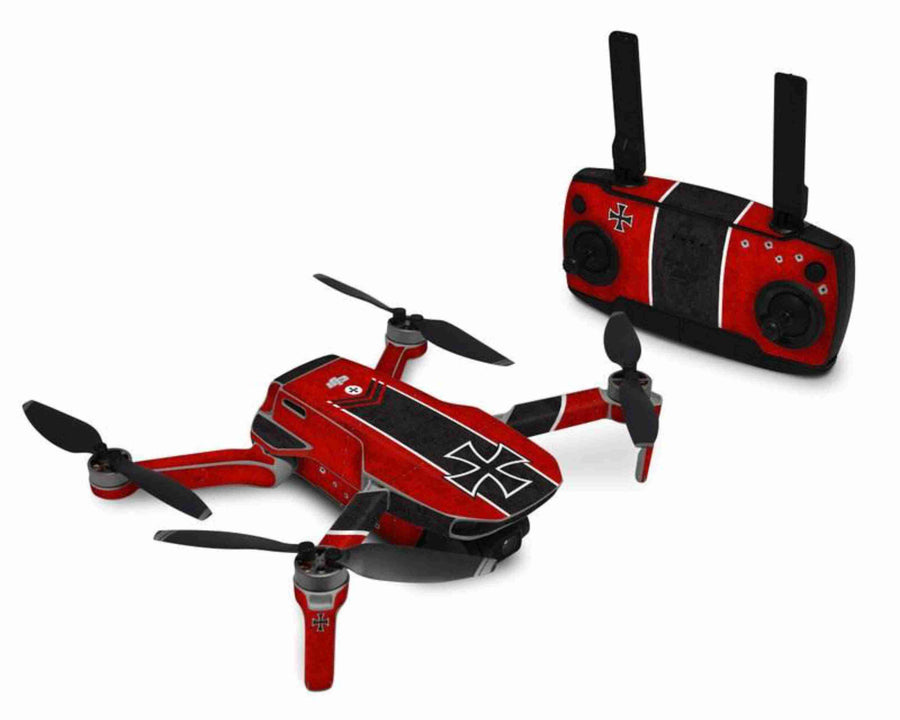 DJI Mavic Mini Serie Skins Mini 2 Mini SE Drohnen Aufkleber Set Der rote Baron Elektronik-Sticker & -Aufkleber Skins4u DJI Mavic Mini  