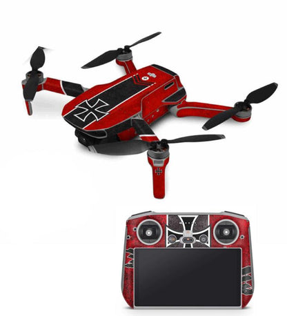 DJI Mini 3 und Mini 3 Pro Skin Drohnen Aufkleber Wraps Skins Design Folie Elektronik-Sticker & -Aufkleber Skins4u Roter Baron  