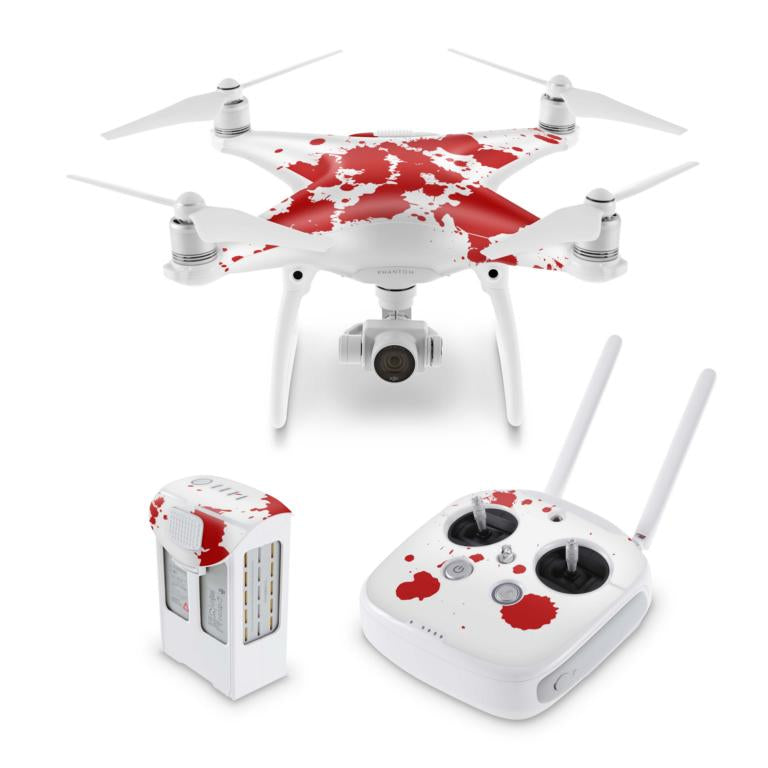 DJI Phantom Skins Aufkleber 2 3 4 Pro & Advanced Modelle Blood Elektronik-Sticker & -Aufkleber Drohnen-Aufkleber   