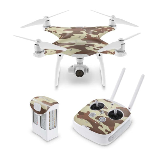 DJI Phantom Skins Aufkleber 2 3 4 Pro & Advanced Modelle Desert Camouflage Elektronik-Sticker & -Aufkleber Drohnen-Aufkleber   