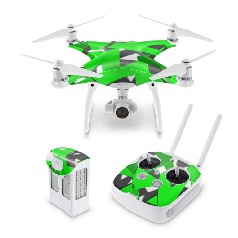 DJI Phantom Skins Aufkleber 2 3 4 Pro & Advanced Modelle Signal grün Elektronik-Sticker & -Aufkleber Drohnen-Aufkleber   