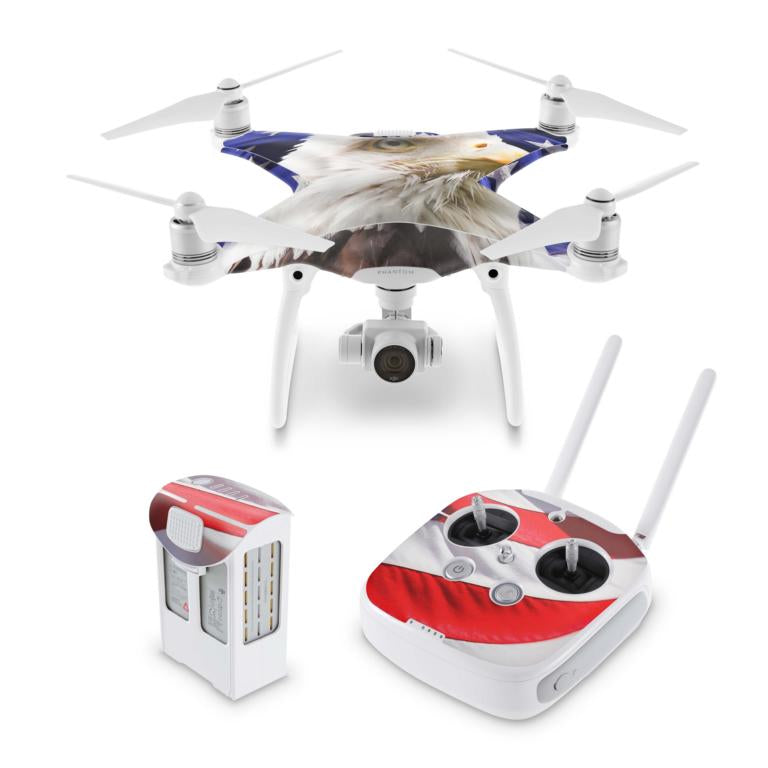 DJI Phantom Skins Aufkleber 2 3 4 Pro & Advanced Modelle US Eagle Elektronik-Sticker & -Aufkleber Drohnen-Aufkleber   