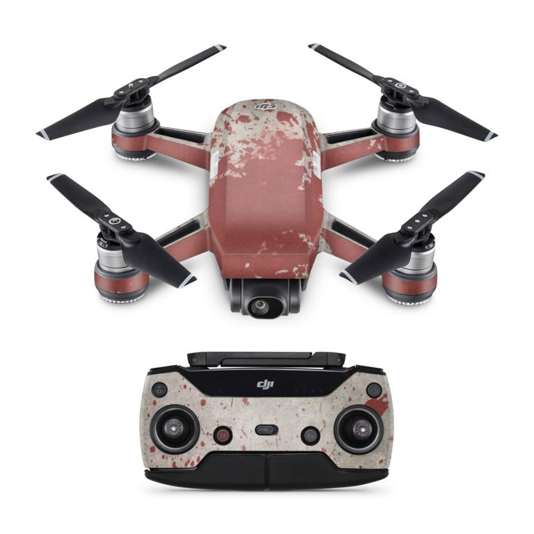 DJI Spark Drohnen Skin Folierung Design Vinyl Skins blood stain Elektronik-Sticker & -Aufkleber Skins4u   